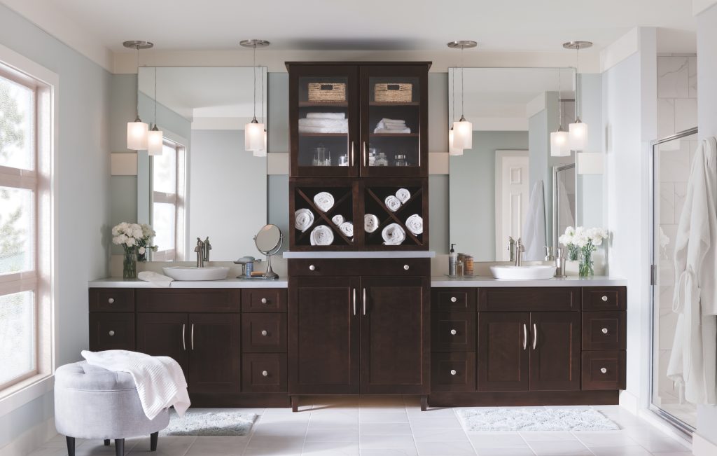 Bathroom cabinetry by Arrow Kitchens & Bath